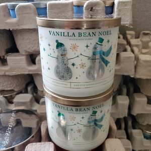 Bath and Body Works Vanilla Bean Noel Candles